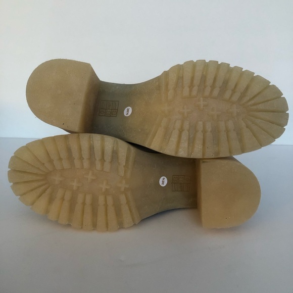 Free People James Chelsea Boots Platform White Leather NWOT Size 36 Chunky - Picture 7 of 8